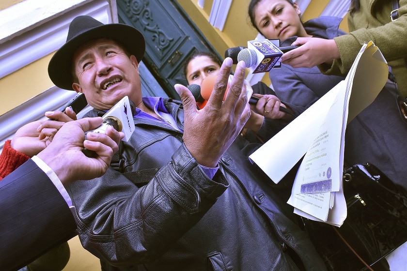 El diputado Rafael Quispe arremetió contra su ex compañero de partido y Samuel Doria Medina. Foto: Archivo