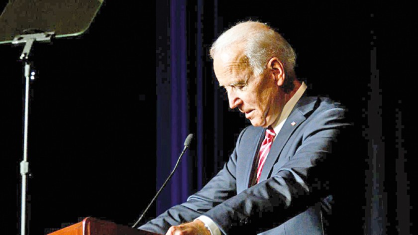 ACUSADO. Joe Biden fue vicepresidente durante el mandato de Barack Obama.