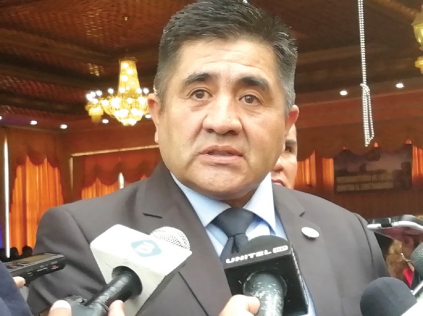 LA PAZ. El viceministro de Lucha contra el Contrabando, Gonzalo Rodríguez.