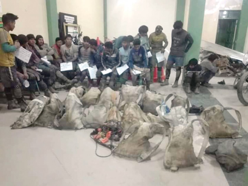 ORURO. Parte de los aprehendidos.