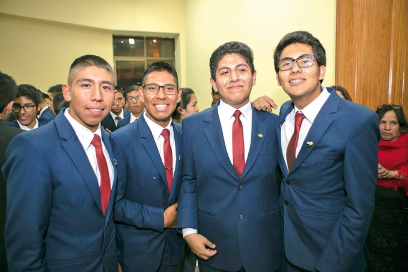 Alan Maidana, Yoel Navarro, Walter Agreda y Jairo Padilla.