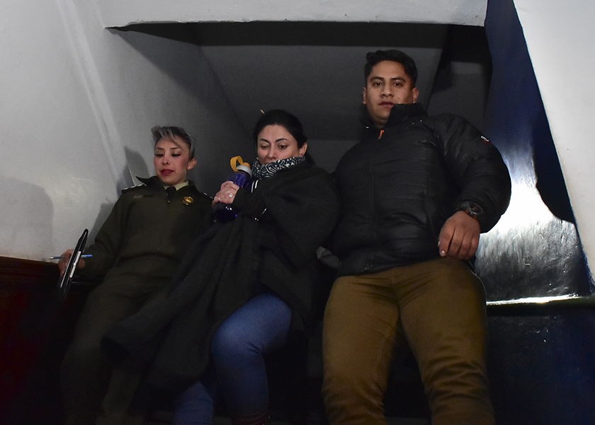 La ex jefa de la Unidad Ejecutora de Lucha Integral Contra el Narcotráfico (UELICN), Vivian F. FOTO: APG