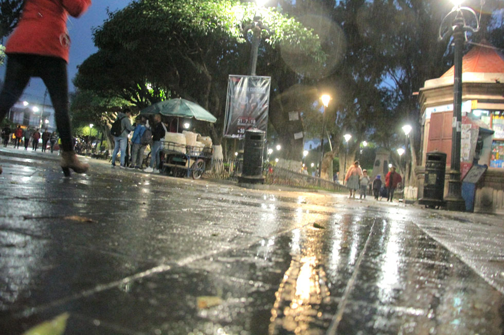 SUCRE. Las precipitaciones sorprendieron a la población durante el primer cuatrimestre del año.