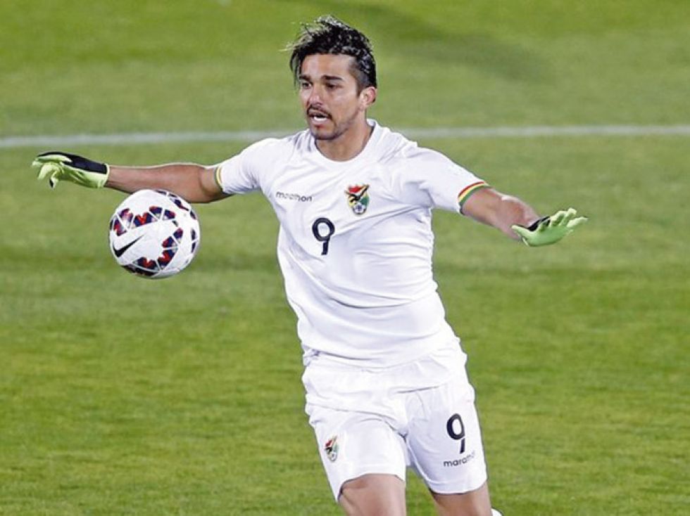 El delantero nacional Marcelo Martins, durante una de sus participaciones con la Selección Nacional.