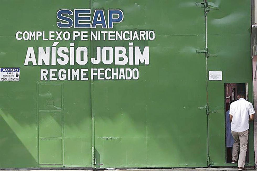 MASACRE. Vista del ingreso al centro carcelario en Manaos, en la zona amazónica de Brasil.