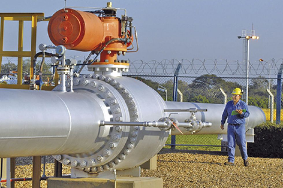 EXPORTACIÓN. El gas natural que se destina para Brasil se despacha desde el campo Sábalo.