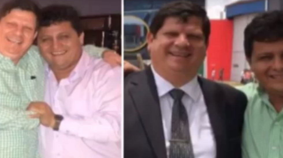 El magistrado del TSJ, Carlos Egüez Añez y Rollf Egüez, ex jefe administrativo y financiero del Consejo de la Magistratura en Beni.