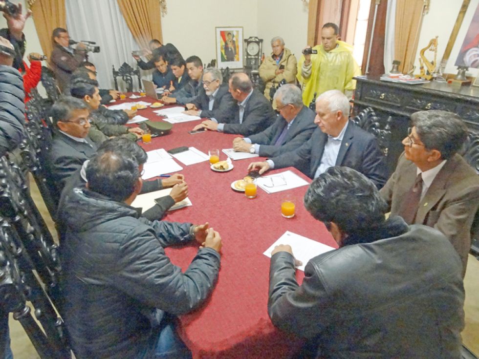 En febrero fue la última vez que las autoridades de la ODEBO visitaron Sucre y se reunieron con el Comité Organizador de los Bolivarianos.