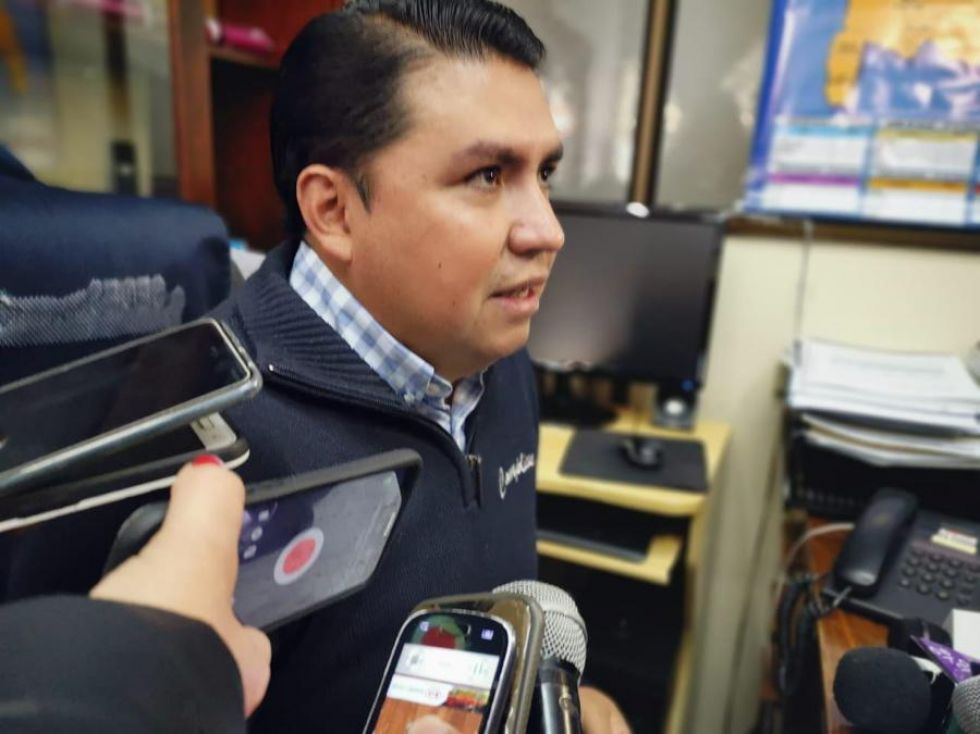 El responsable interino de Epidemiología del Sedes Chuquisaca, Alfredo Carvajal.,