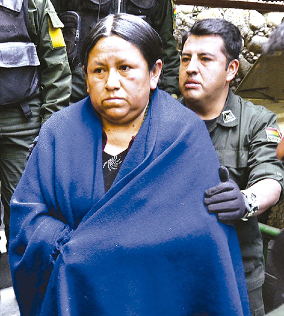 BUSCADA. La exautoridad está arraigada en Montero, pero tenía permiso para viajar a Oruro.