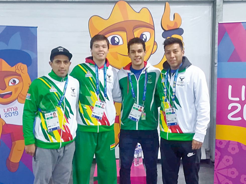 El equipo masculino de raquetbol es la principal carta de medallas para Bolivia en los Juegos Panamericanos.