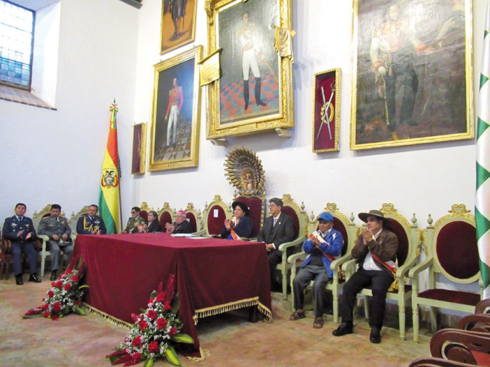 ACTOS. Las sesiones de honor tanto de la Asamblea Departamental como del Concejo Municipal, la jornada de ayer.
