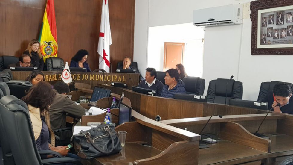 SESIÓN. Maldonado no acudió al Concejo.