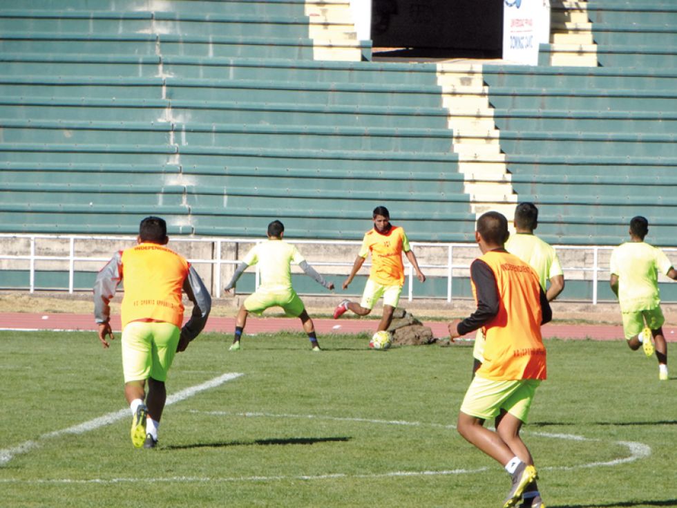 Los jugadores de Independiente trabajaron durante los últimos tres días mentalizados en la victoria frente a Wilstermann Cooperativas.