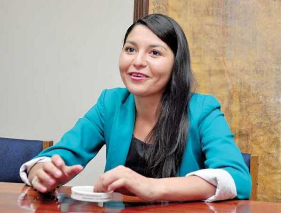 La diputada Shirley Franco será la candidata a la Vicepresidencia por Bolivia dice No.