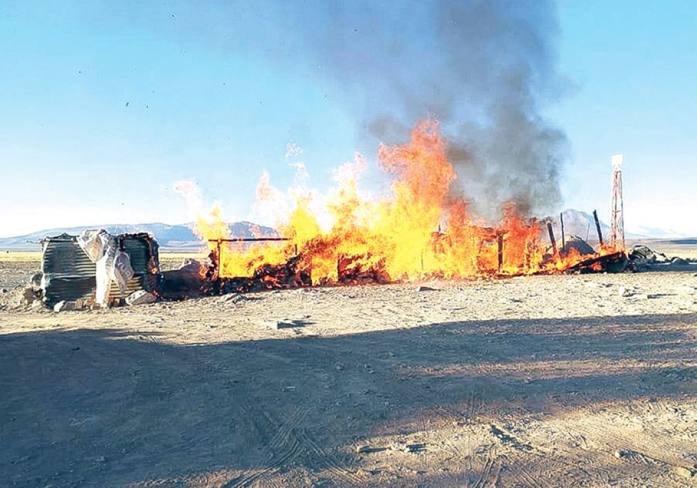 PISIGA. Los enfrentamientos suscitados ayer en la frontera con Chile a consecuencia del narcotráfico.