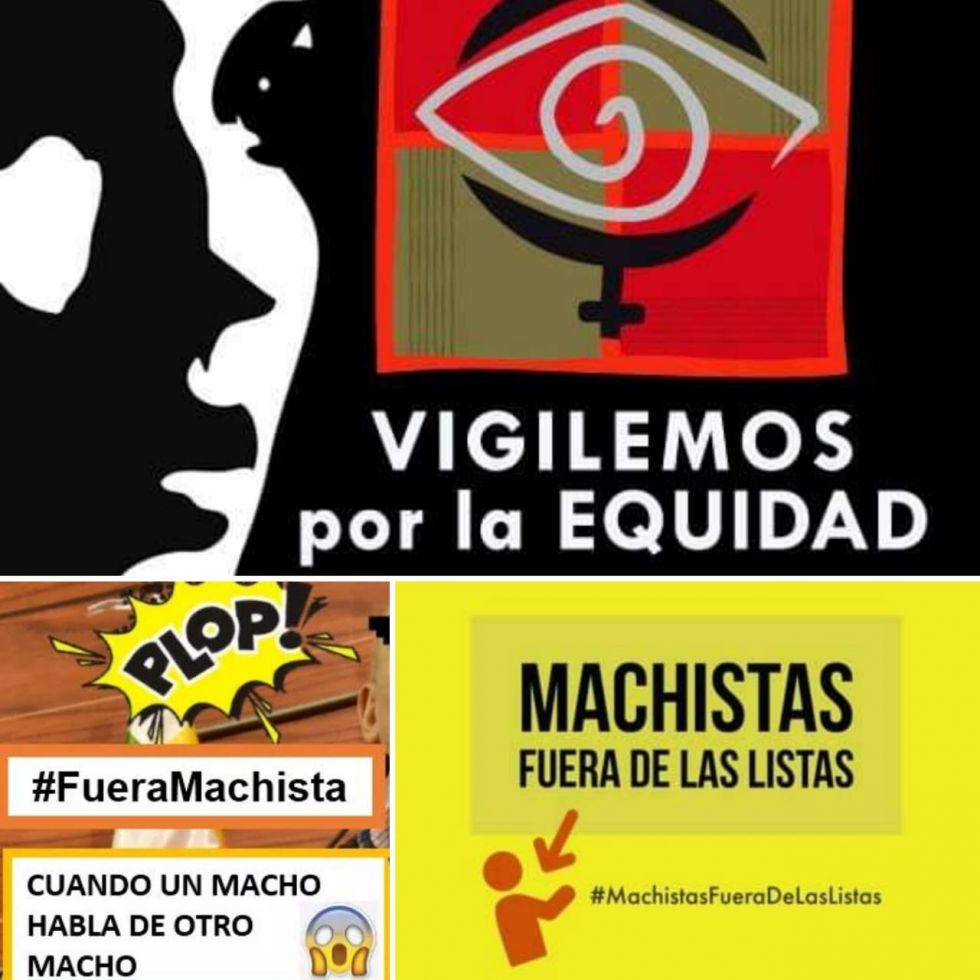 CAMPAÑAS. Protagonistas y Machistas Fuera de las Listas están presentes en redes sociales.