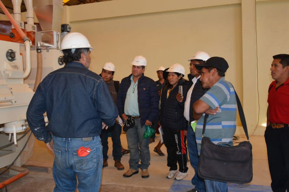 inspección. El trabajo de fiscalización de la Comisión de Desarrollo Productivo en Mojocoya.