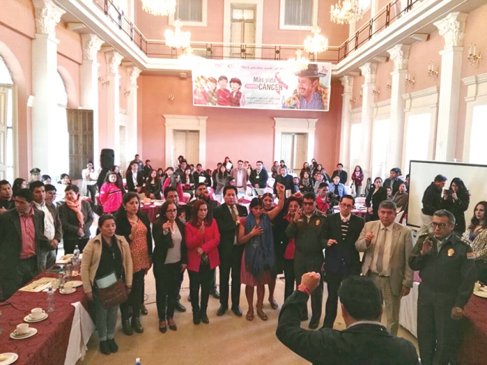 ACTO. La posesión del Consejo Departamental de Lucha Contra la Violencia hacia la Mujer.