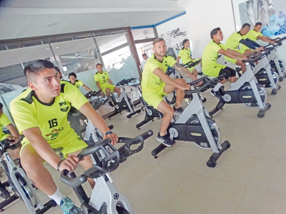 El Decano hizo hincapié en la parte física en el trabajo programado para ayer, en el Gimnasio Vista.