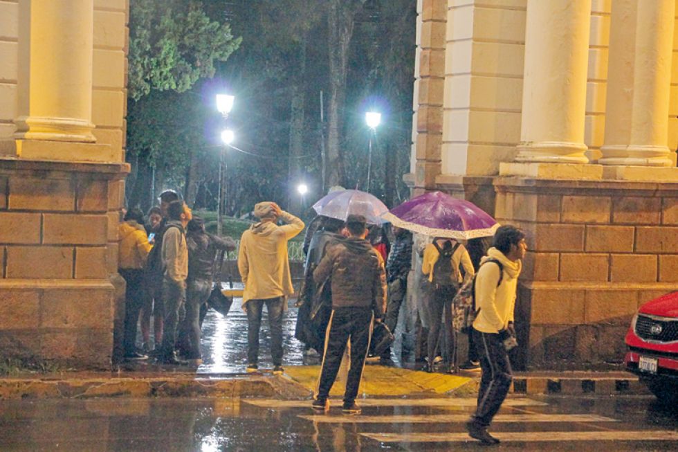 PRECIPITACIONES. El miércoles se registró la primera lluvia de la temporada.