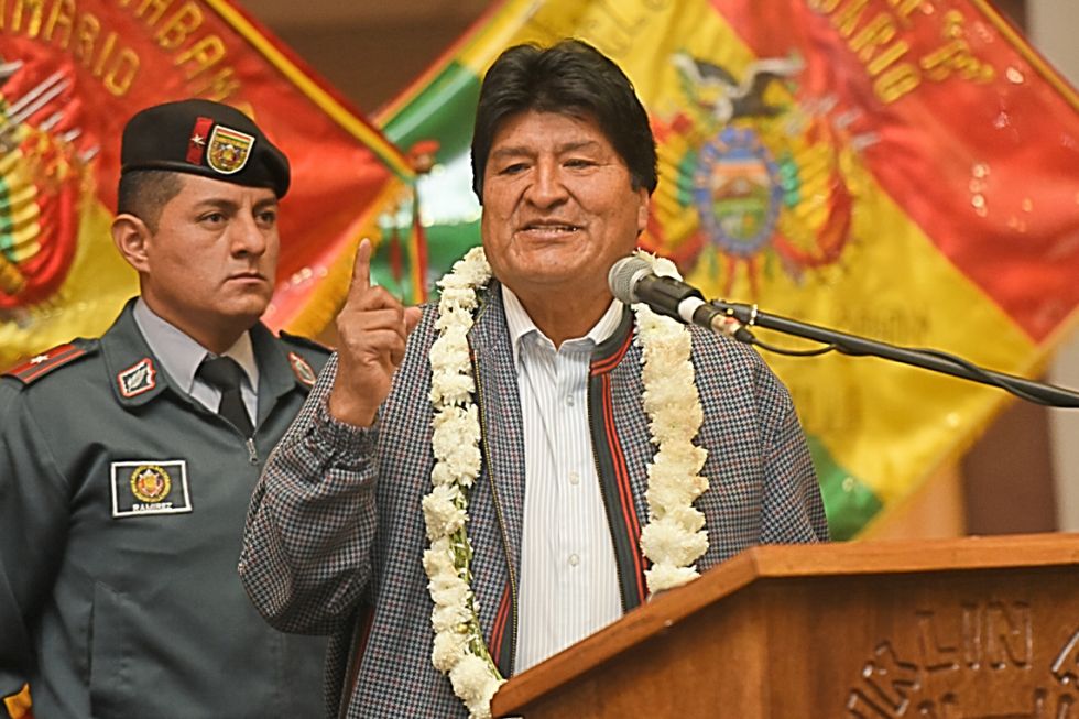 DECLARACIONES. El mandatario habló de este tema en un acto público realizado en Cochabamba.