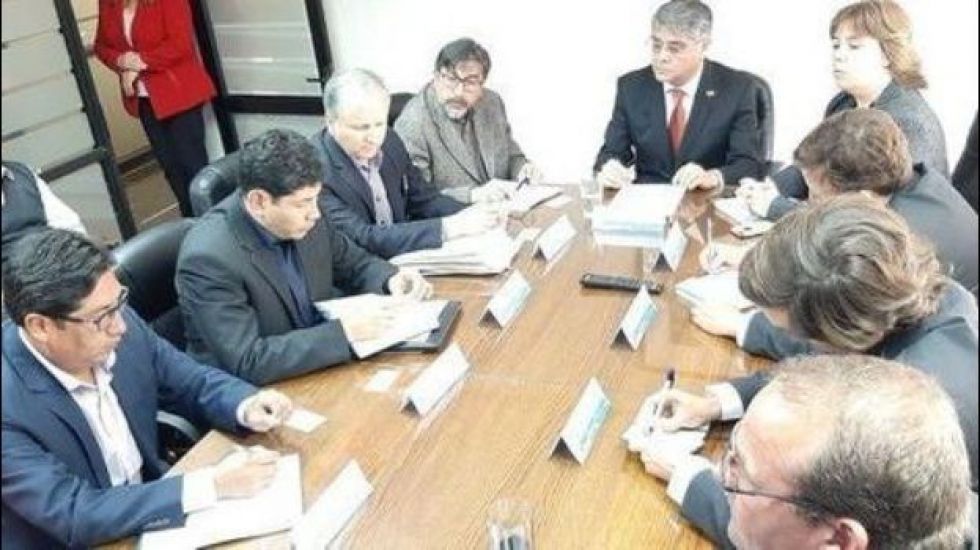 La reunión de los representantes de las instancias de control portuario de Arica y Bolivia.