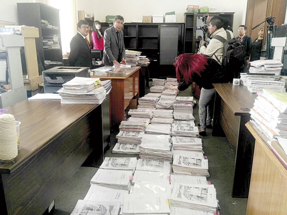 RESULTADOS. Los magistrados del TSJ.