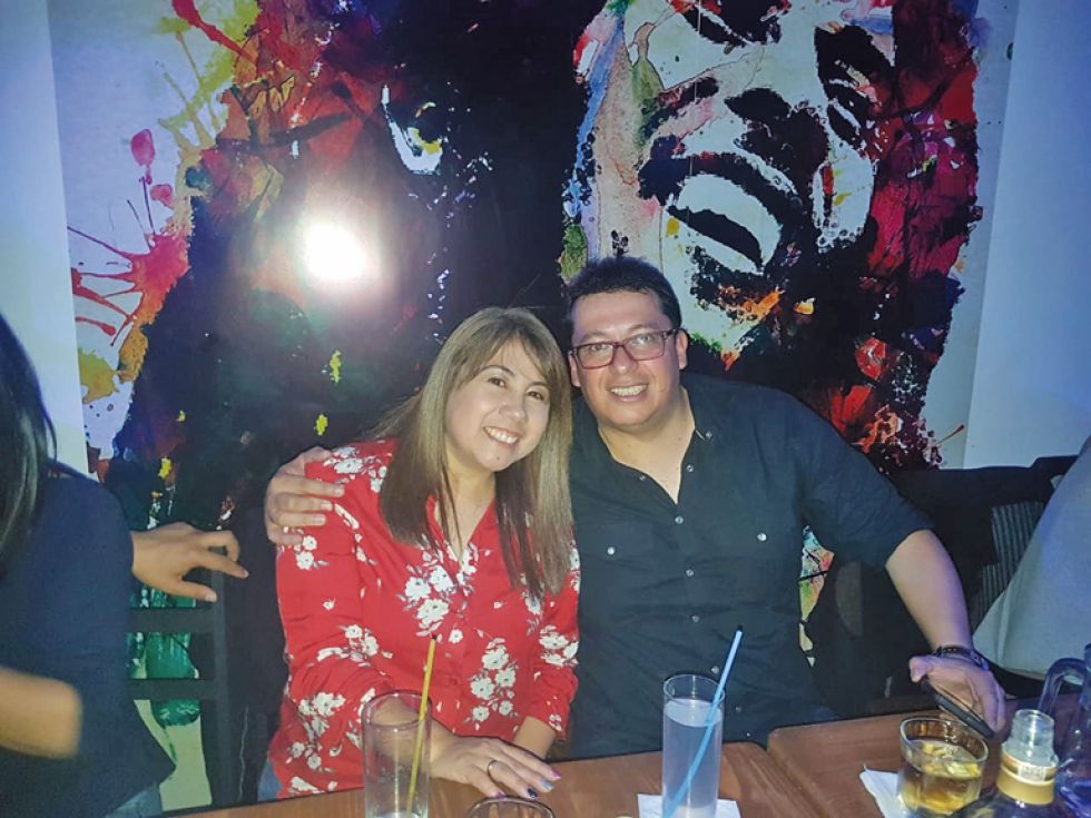 Eliana Yáñez y Milton Marquiegui.