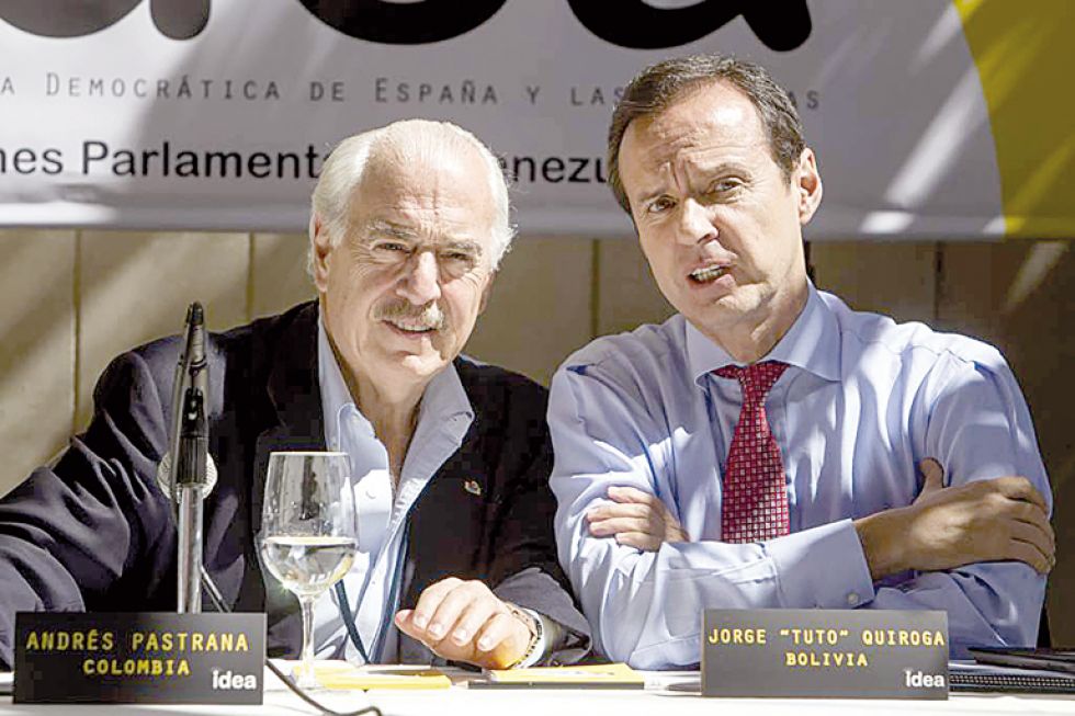 encuentro. En marzo Tuto Quiroga pidió a Andrés Pastrana elevar la consulta ante la CorteIDH.