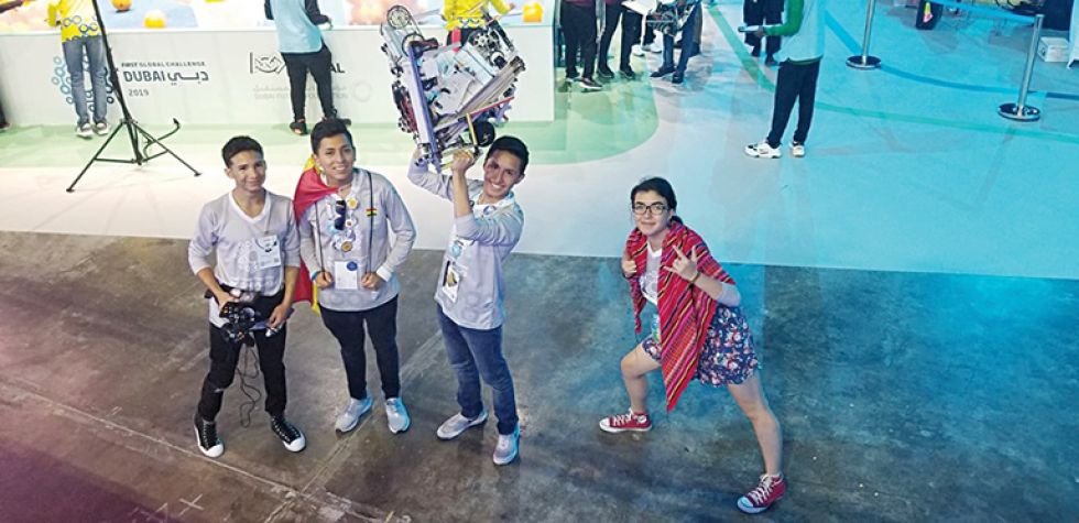 DESTACADOS. Los representantes nacionales fueron galardonados con el premio Safety en el First Global Challenge 2019, que se desarrolló del 25 al 27 de octubre en Dubái.