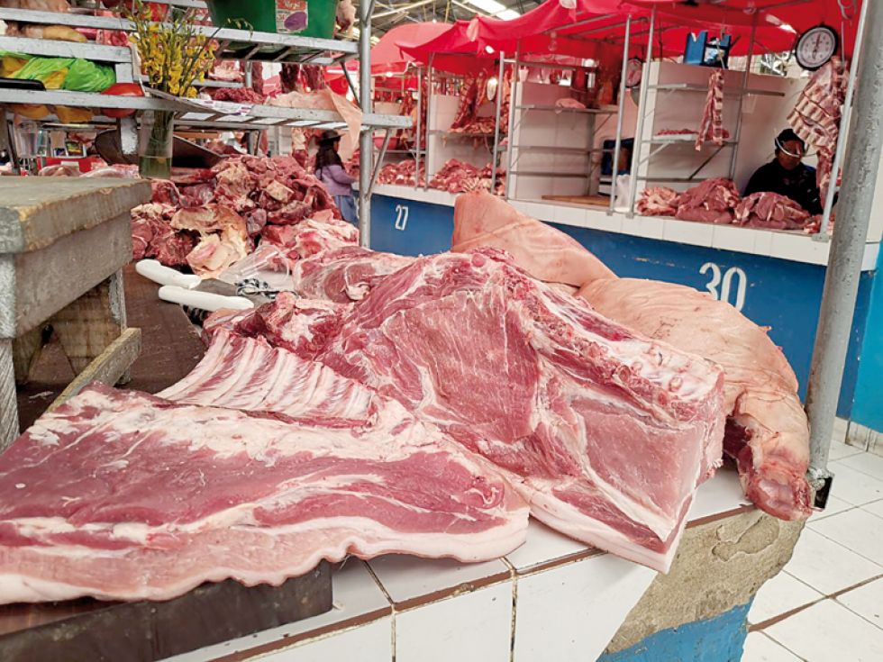 MERCADOS. La carne de cerdo que se encareció en Todos los Santos ahora volvió a su precio normal.