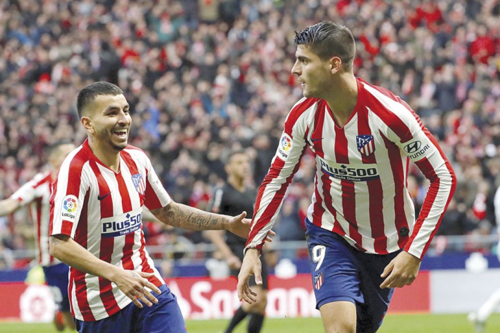 El Atlético de Madrid es salvado por Morata
