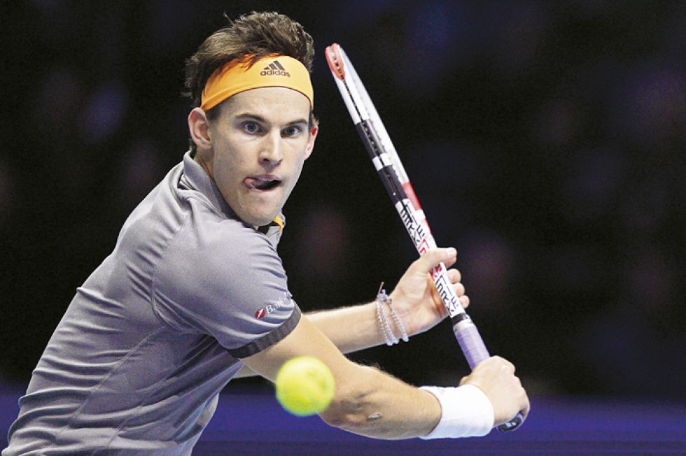 El serbio Novak Djokovic y el australiano Dominic Thiem vencieron ayer.