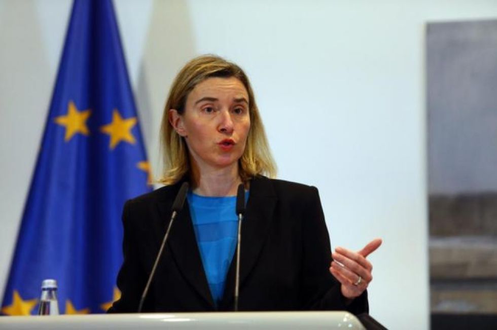 La alta representante de la UE para la Política Exterior, Federica Mogherini