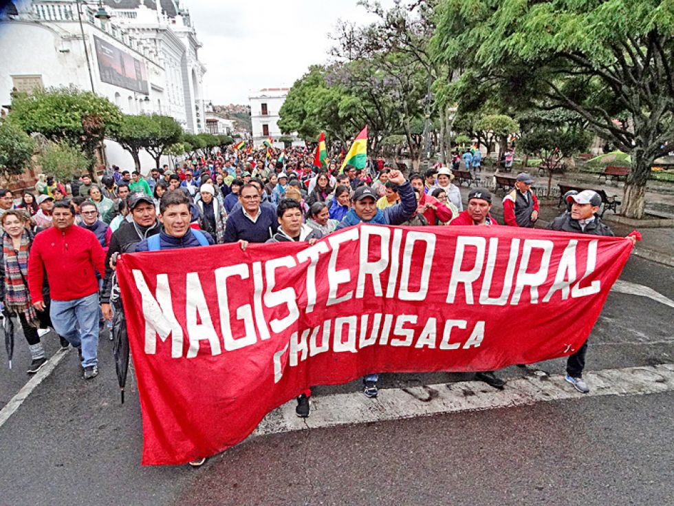 protesta. Los sucrenses seguirán movilizados.