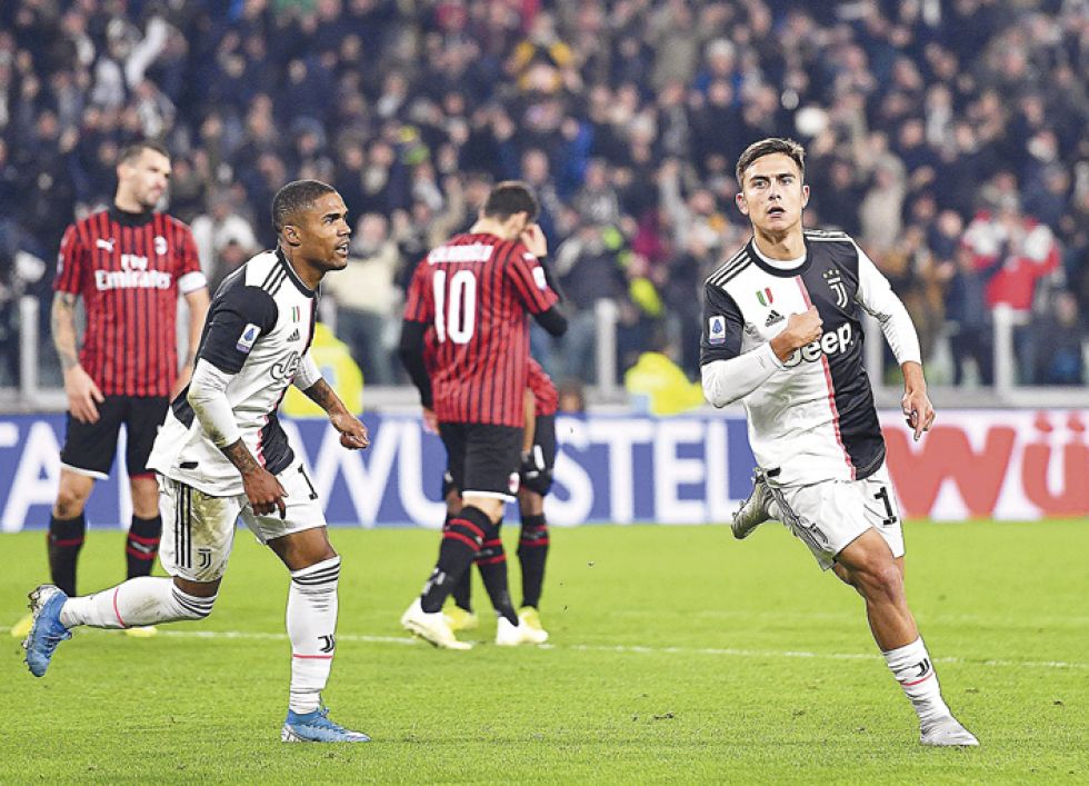 Dybala le da el liderato a la “Juve” a costa del Milan