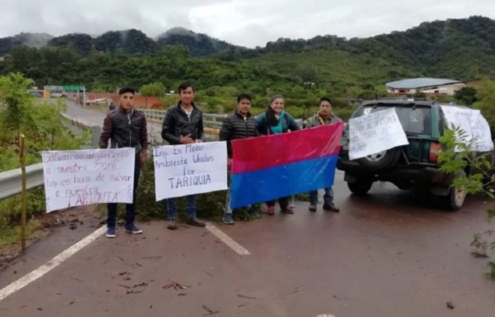 Una de las imágenes del paro cívico cumplido en Tarija en defensa de la reserva Tariquía.