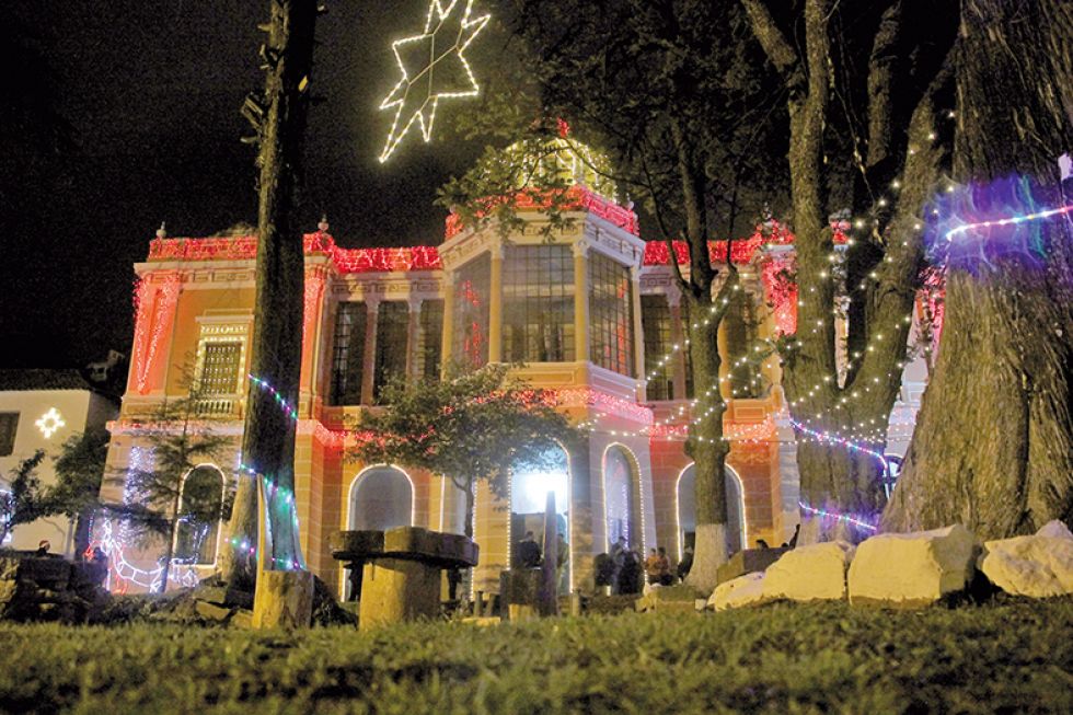 NAVIDAD. El palacete de El Guereo fue decorado y estará abierto a las visitas.