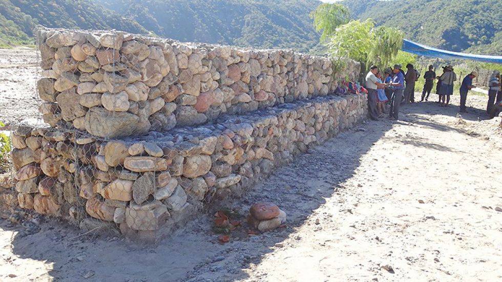 LICITACIÓN. El proyecto en cuestión es para la construcción de un millar de gaviones encargados por el Servicio Departamental de Caminos.