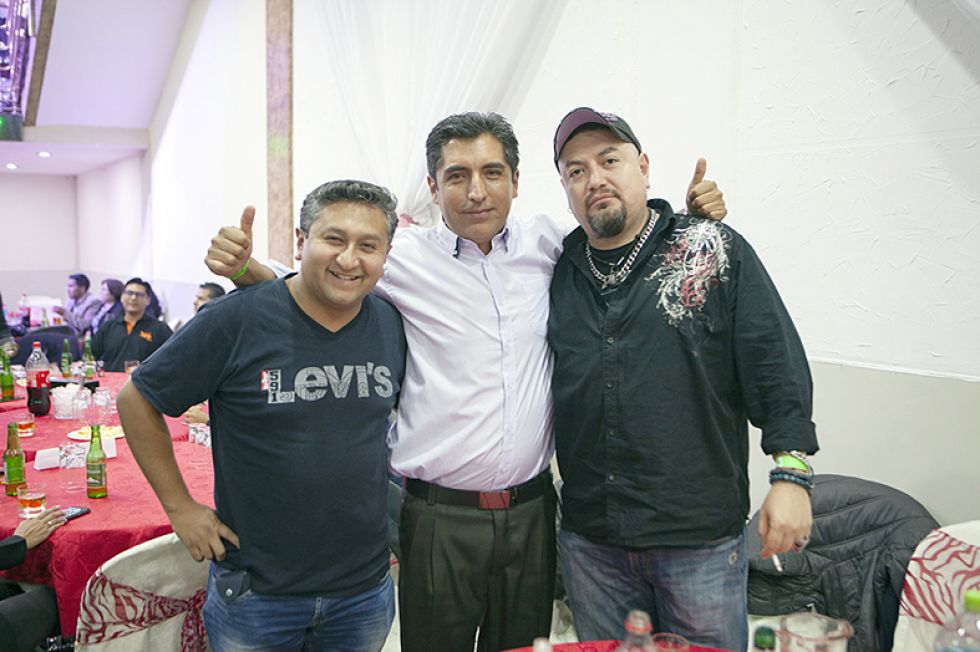 Promoción 95: Manuel Zegarra, Ramiro Bravo y Fernando Fernández