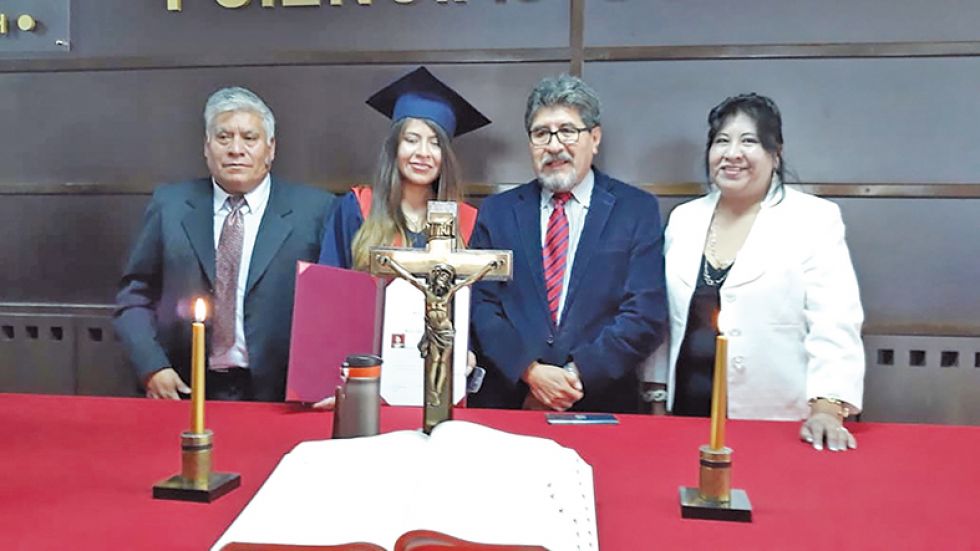 José Luis Ríos, Milena Ríos, Atilio Taboada e Isabel Corrales