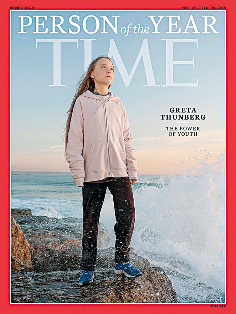 DISTINCIÓN. La portada de la revista Time con el título "El poder de la juventud"