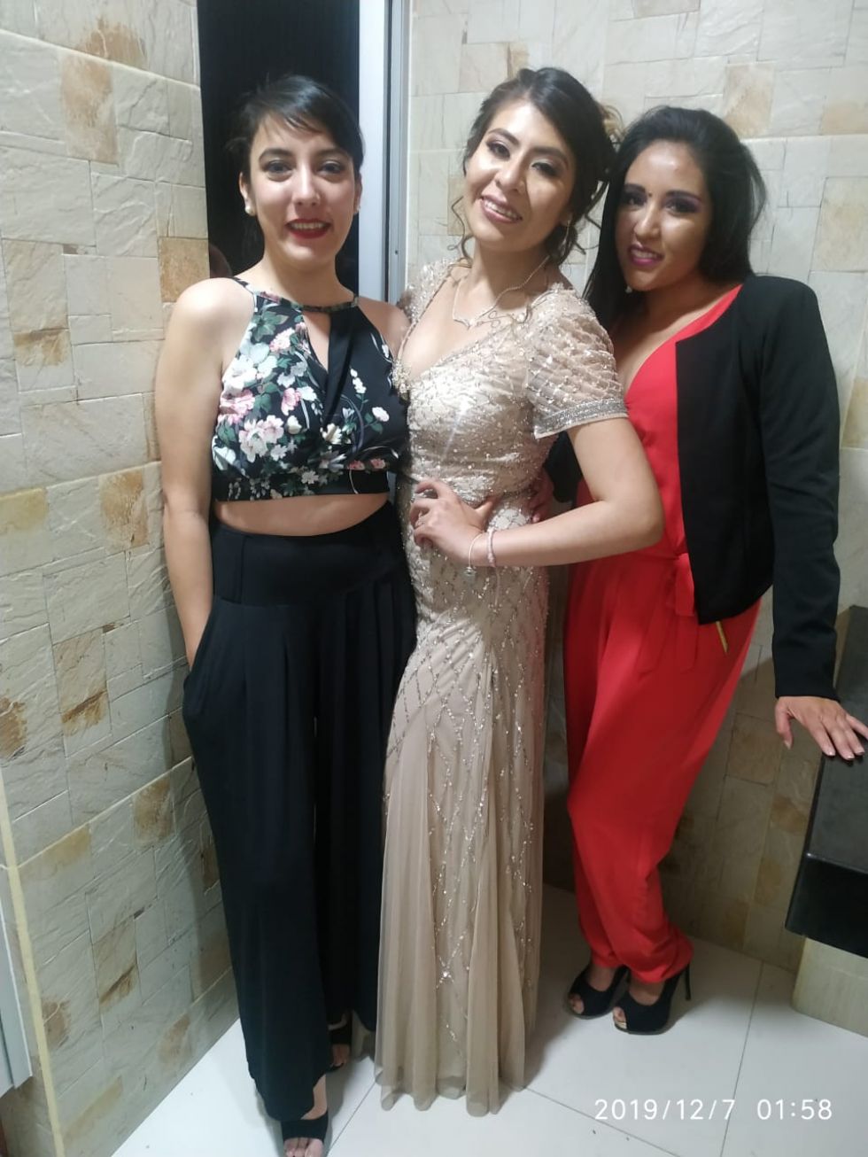 Claudia, Milena y Valeria