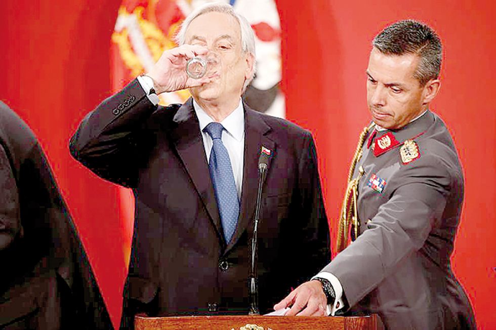 RESPONSABILIDADES. El presidente de Chile, Sebastián Piñera, no será enjuiciado por el Congreso al no prosperar una acusación en su contra.