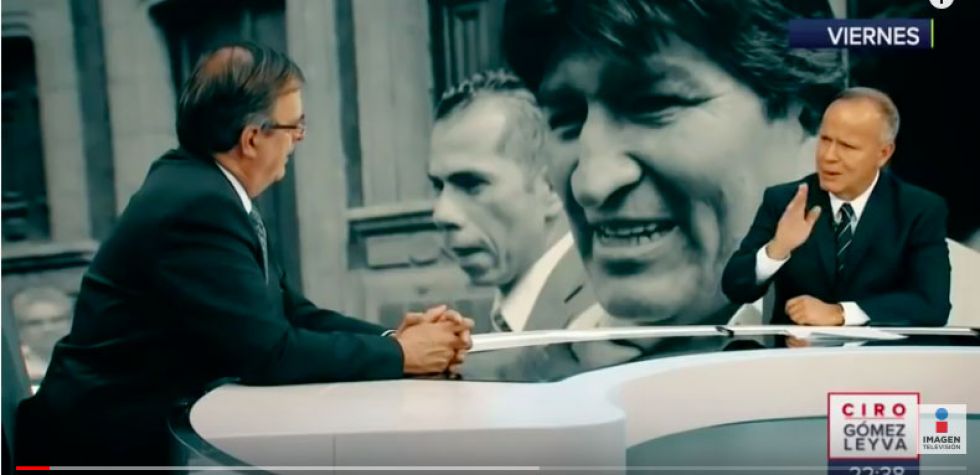 La entrevista que hicieron en pasados días al canciller Ebrard en México.