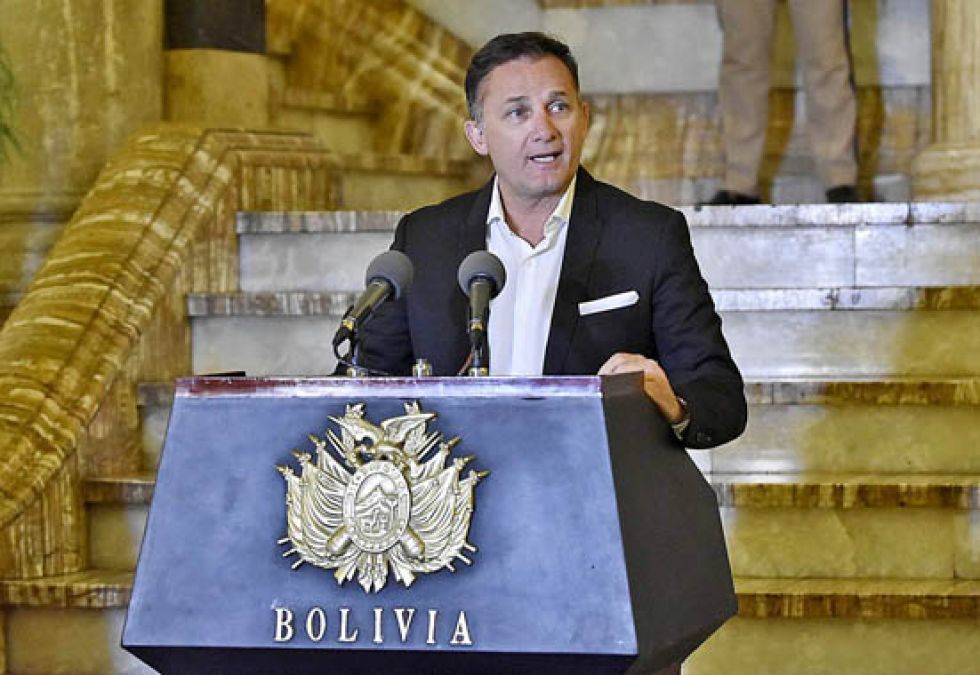 MINISTRO. Fernando López, el titular de Defensa, en declaraciones recientes a los medios.