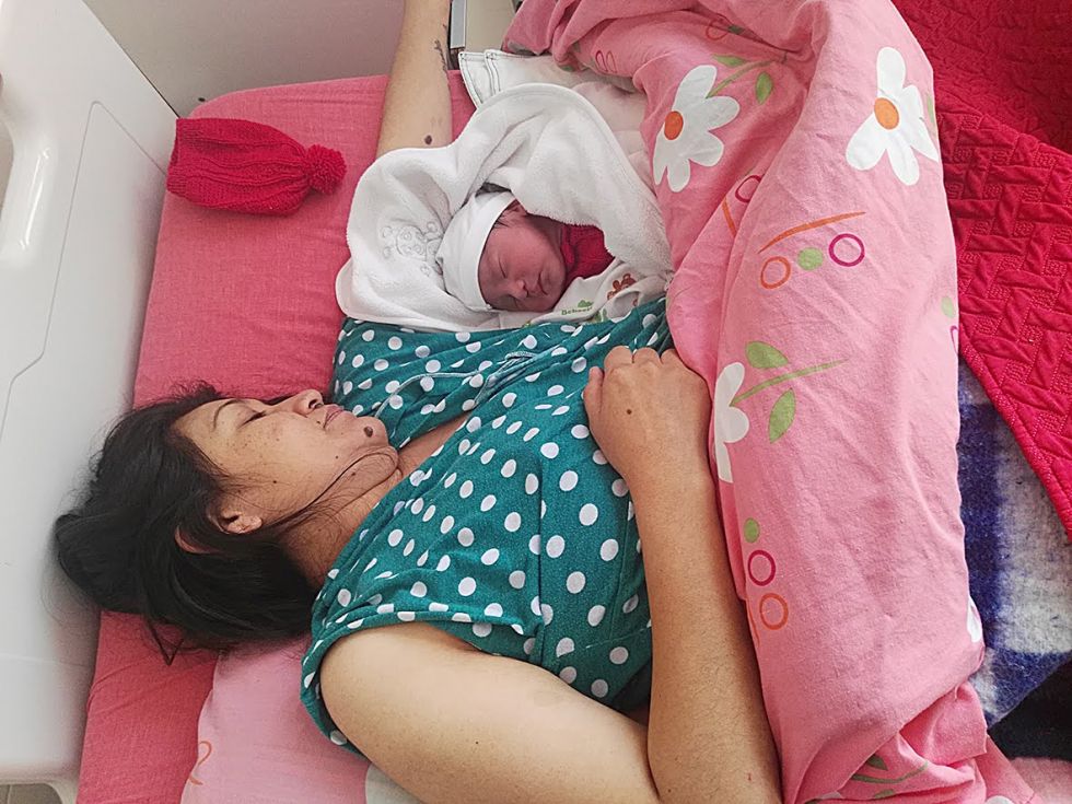 ALUMBRAMIENTO. Víctor un bebé que nació en Año Nuevo en el hospital de la Mujer.
