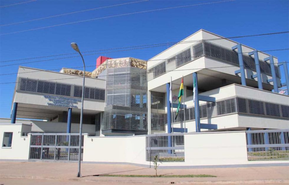 Oficinas de la Vicepresidencia de Administración, Fiscalización y Contratos en Villa Montes.