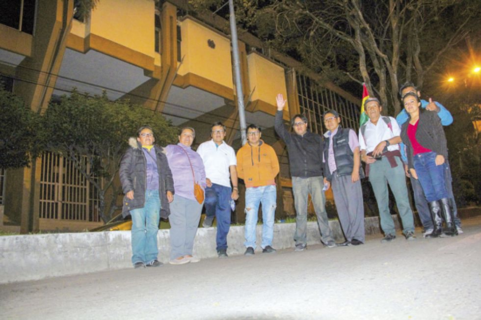 PAUSA. Los sectores en vigilia en el TCP levantaron anoche la medida de presión.